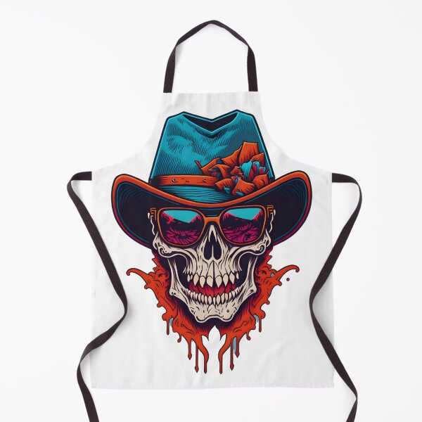 Item preview, Skull with sunglasses and hat designed and sold by BearsAndSkulls.