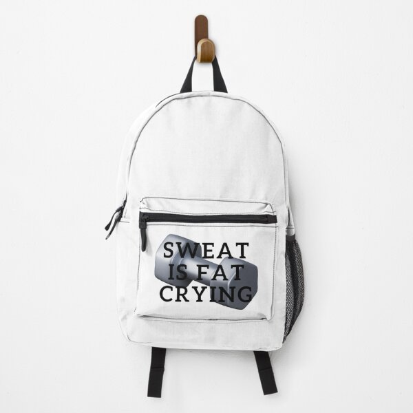 Item preview, SWEAT IS FAT CRYING GYM SPORT WORKOUT QUOTE designed and sold by By-Me-Shopping.