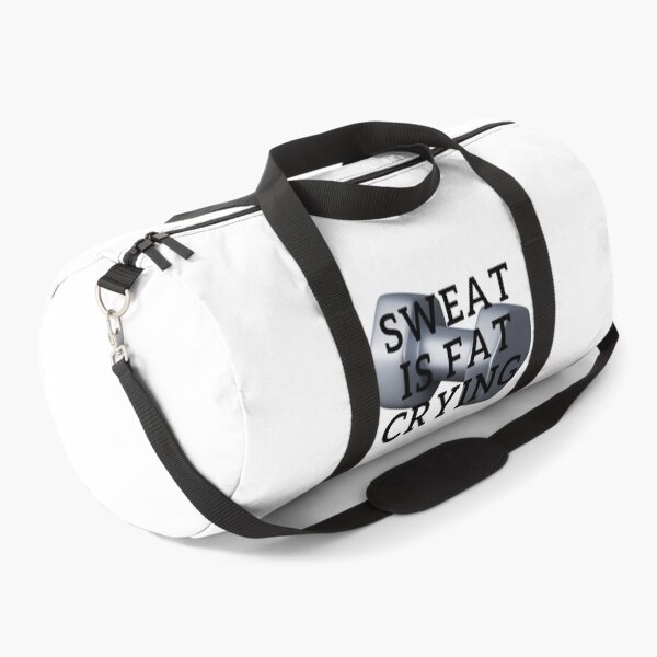 Item preview, SWEAT IS FAT CRYING GYM SPORT WORKOUT QUOTE designed and sold by By-Me-Shopping.