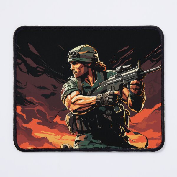Item preview, Strength and Courage - Muscular Commando in Colorful 2D Graphics designed and sold by Piotrek0001.