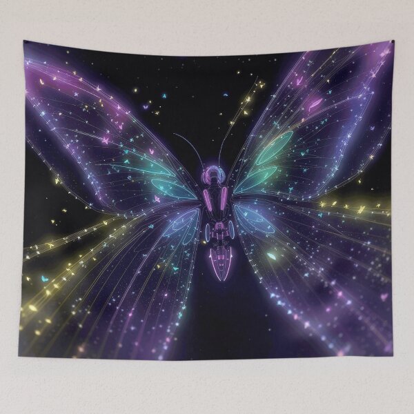 Item preview, Neon butterfly designed and sold by ArtfullMinds.