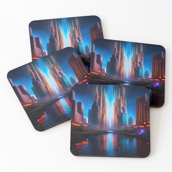 Item preview, City By The River designed and sold by Ink Art Design.