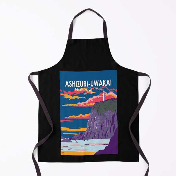 Item preview, Ashizuri-Uwakai National Park Japan Travel Art Vintage designed and sold by KrisSidDesigns.