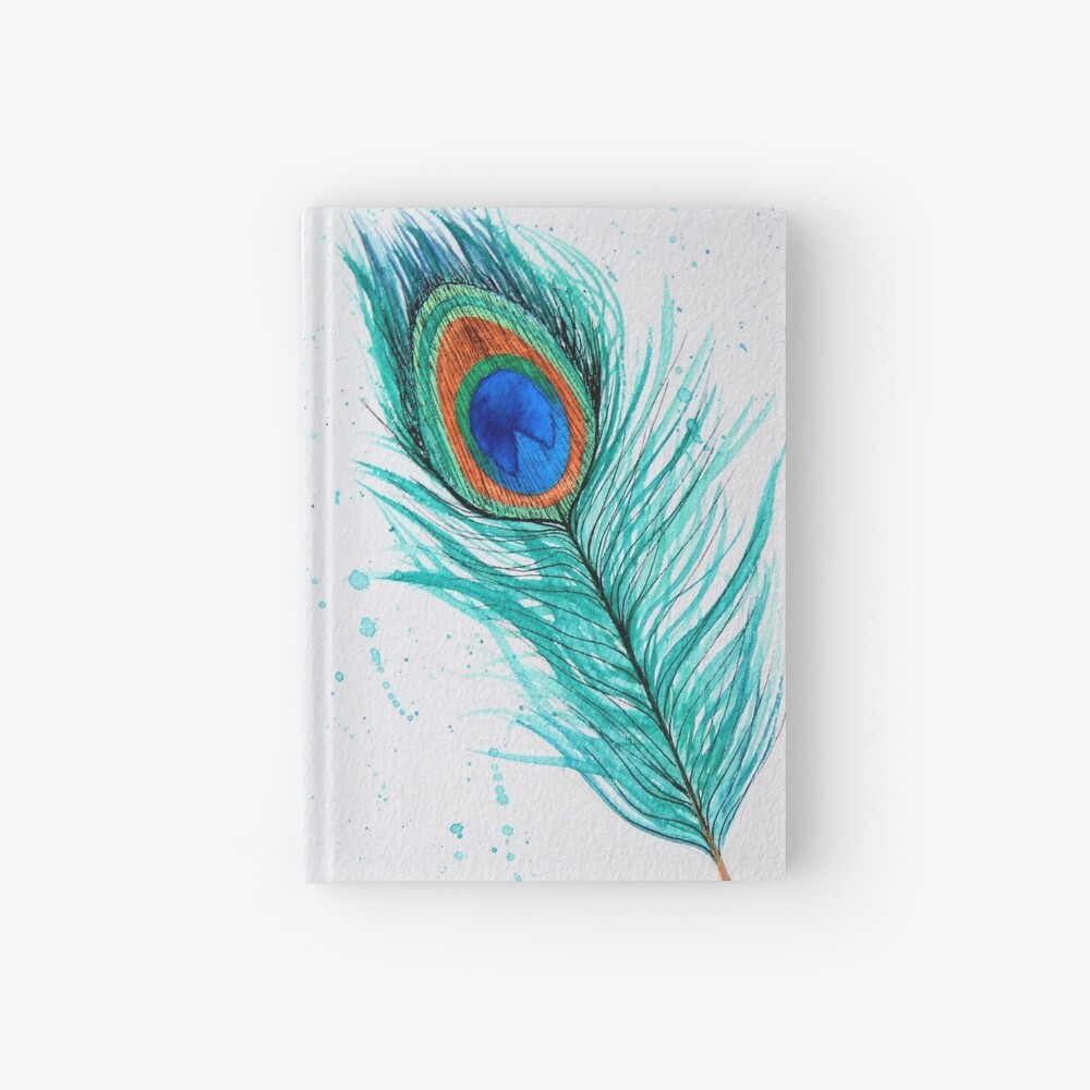 Blue Peacock Feather canvas - TenStickers