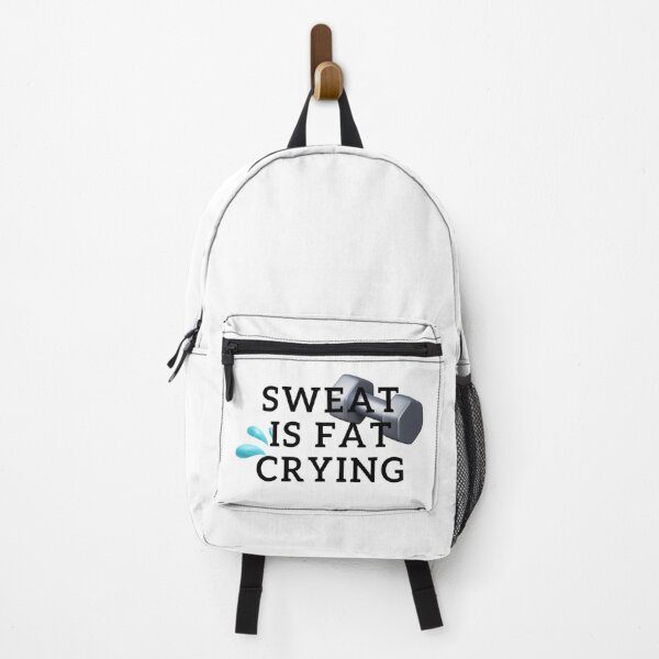 Item preview, SWEAT IS FAT CRYING GYM SPORT WORKOUT QUOTE designed and sold by By-Me-Shopping.
