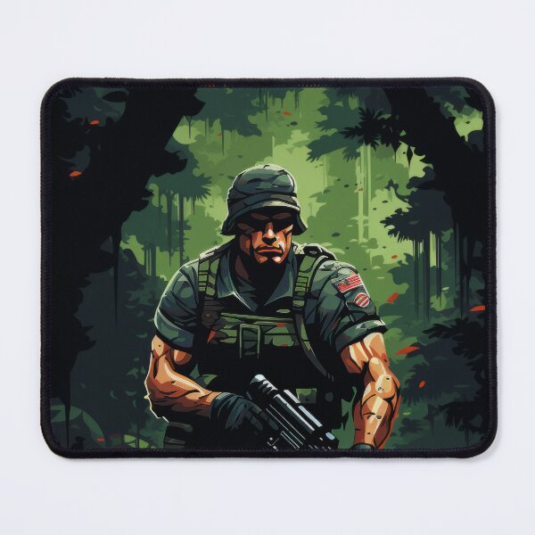 Item preview, Strength and Courage - Muscular Commando in Colorful 2D Graphics designed and sold by Piotrek0001.