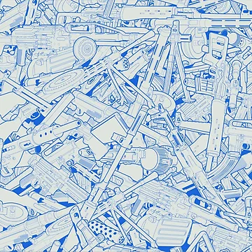 Artwork thumbnail, Gun Pattern by FAawRay