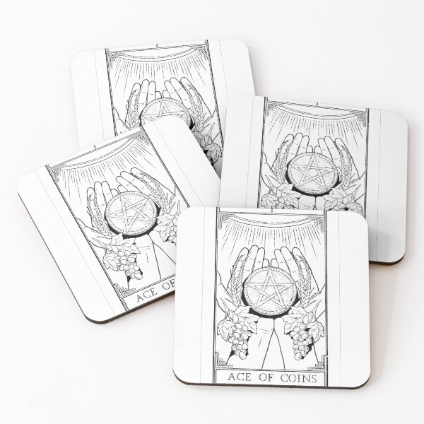 Item preview, Carrow's Tarot - Ace of Pentacles designed and sold by CarrowBrown.