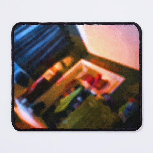 Item preview, Interior Blur 2 - Blue, Orange, Green, Lavender designed and sold by Talia Felix.