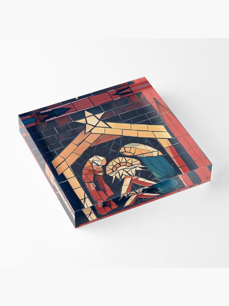 Thumbnail 3 of 5, Acrylic Block, Humble Nativity Mosaic designed and sold by Dana Roper.