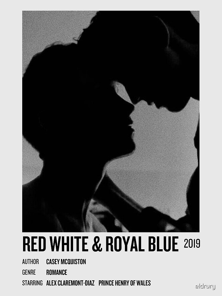 Red White And Royal Blue Aesthetic Poster for Sale by eldrury