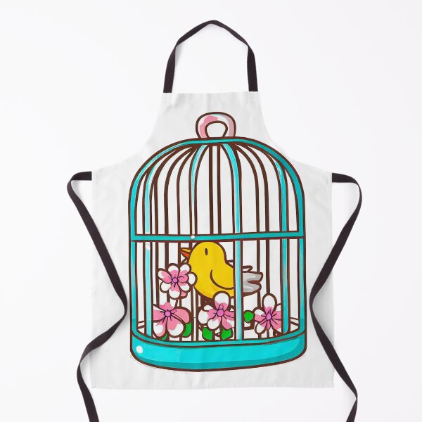 Item preview, Little bird in cage with flroes designed and sold by miguel-ozz.