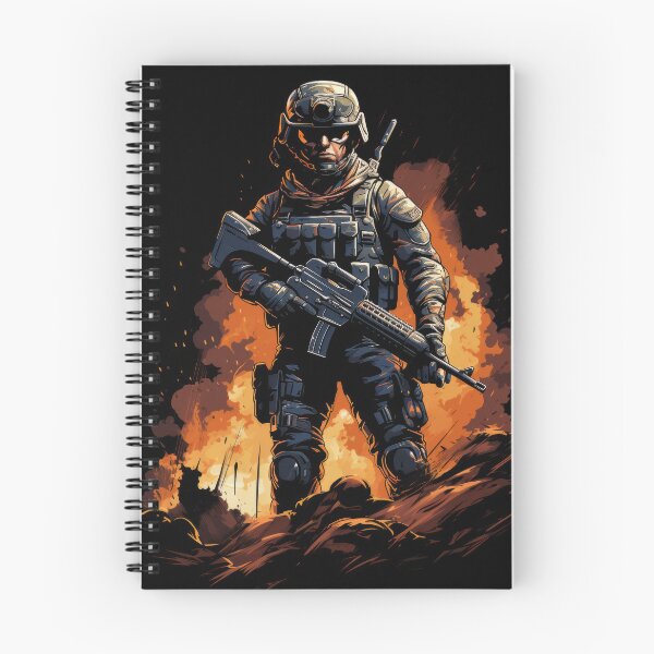 Item preview, Strength and Courage - Muscular Commando in Colorful 2D Graphics designed and sold by Piotrek0001.