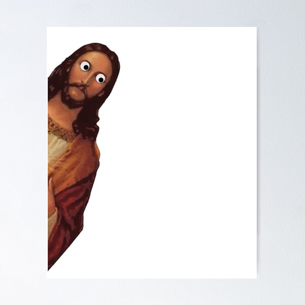 Item preview, Humorous Jesus Design with Googly Eyes - Unique Christian Novelty & Religious Gift designed and sold by christiantkd.