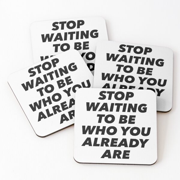 Item preview, Stop Waiting Inspirational designed and sold by creationsbykels.