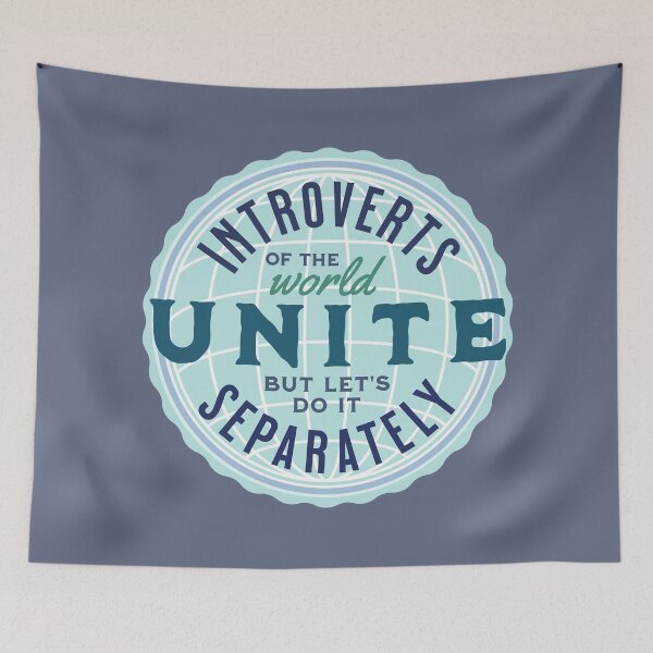 Item preview, Introverts of the World Unite but Separately - Homebody Inside Kid antisocial designed and sold by HaggisVitae.