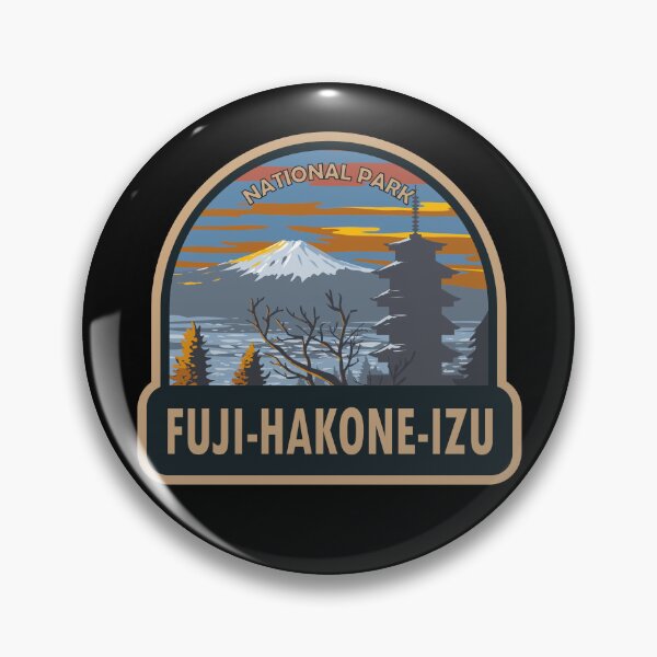 Item preview, Fuji-Hakone-Izu National Park Japan Travel Art designed and sold by KrisSidDesigns.