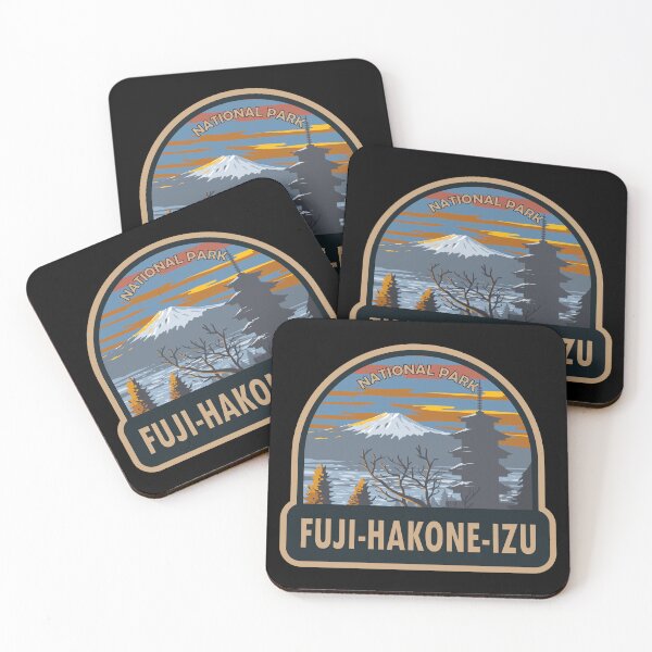 Item preview, Fuji-Hakone-Izu National Park Japan Travel Art designed and sold by KrisSidDesigns.