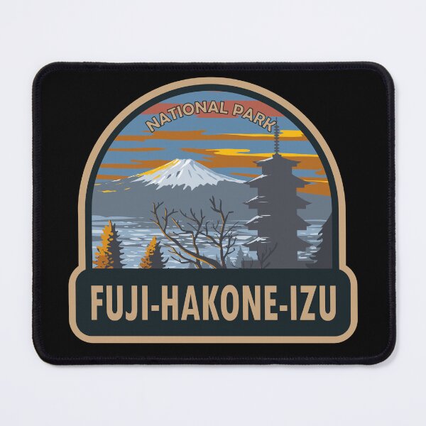 Item preview, Fuji-Hakone-Izu National Park Japan Travel Art designed and sold by KrisSidDesigns.