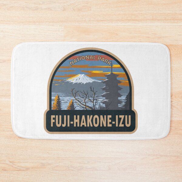 Item preview, Fuji-Hakone-Izu National Park Japan Travel Art designed and sold by KrisSidDesigns.