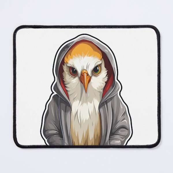 Item preview, Cool Cockatiel in casual clothing designed and sold by Sidewayanimals.