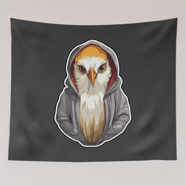 Item preview, Cool Cockatiel in casual clothing designed and sold by Sidewayanimals.