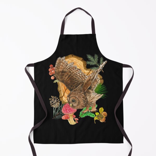 Item preview, Owl Soaring Through The Trees Forestcore Colorful Design designed and sold by EarthArtDesigns.