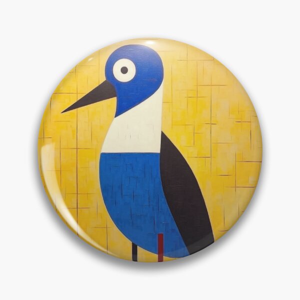 Item preview, Abstract Blue Bird On Yellow designed and sold by YoPedro.