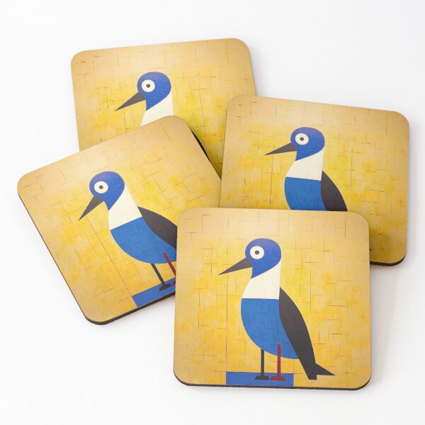 Item preview, Abstract Blue Bird On Yellow designed and sold by YoPedro.