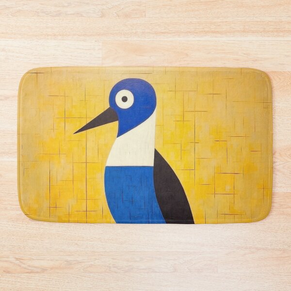 Item preview, Abstract Blue Bird On Yellow designed and sold by YoPedro.