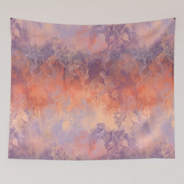Item preview, Fluid stains abstract art designed and sold by Mashusha-art.