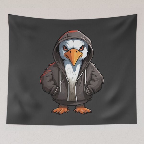 Item preview, Cool Cormorant in casual clothing designed and sold by Sidewayanimals.