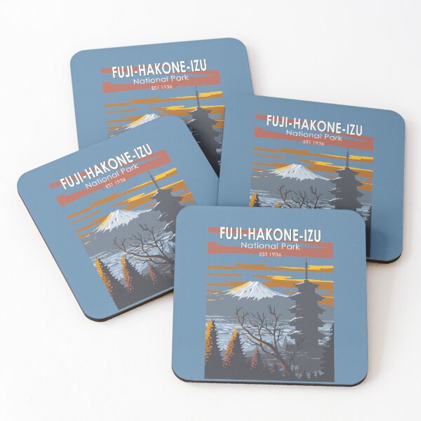 Item preview, Fuji-Hakone-Izu National Park Japan Travel Art Vintage designed and sold by KrisSidDesigns.