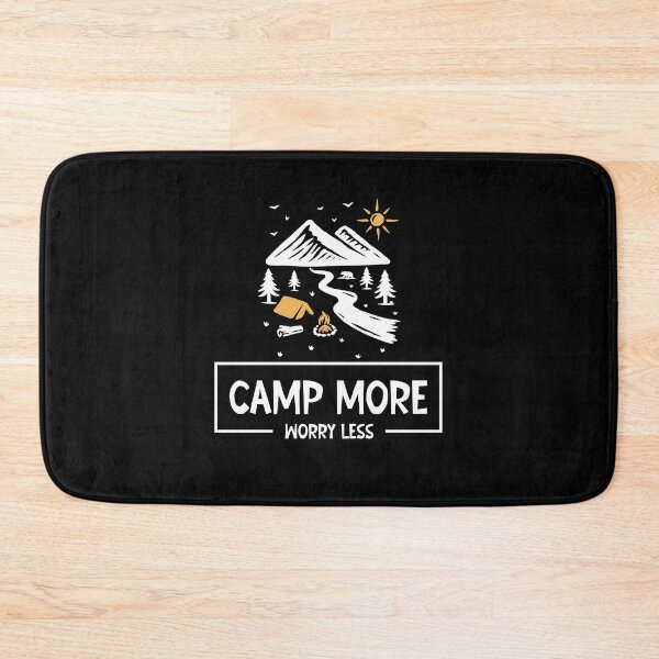 Item preview, Camp More Worry Less designed and sold by SunnyFunnyArt.