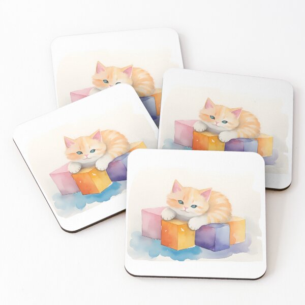 Item preview, Watercolour Kitten designed and sold by AI-Ascendance.