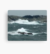 Rock-Bound Coast (2) Canvas Print