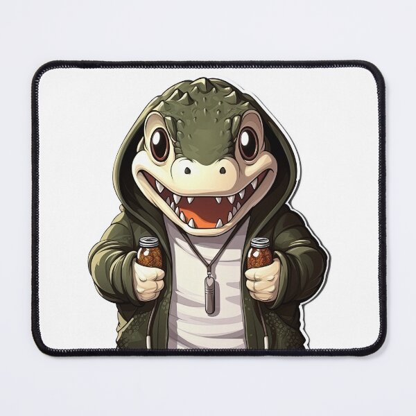 Item preview, Cool Crocodile in casual clothing designed and sold by Sidewayanimals.