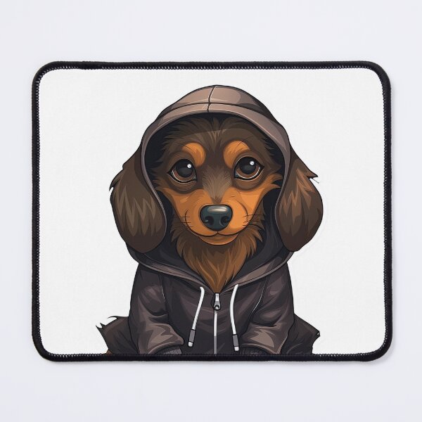Item preview, Cool Dachshund in casual clothing designed and sold by Sidewayanimals.