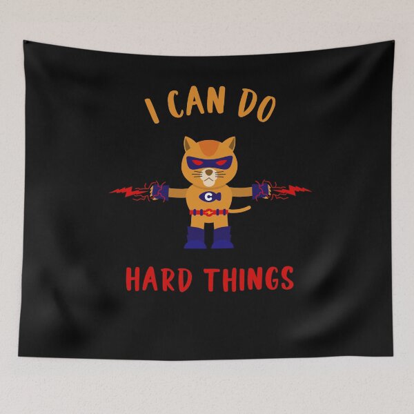 Item preview, I Can Do Hard Things designed and sold by SunnyFunnyArt.