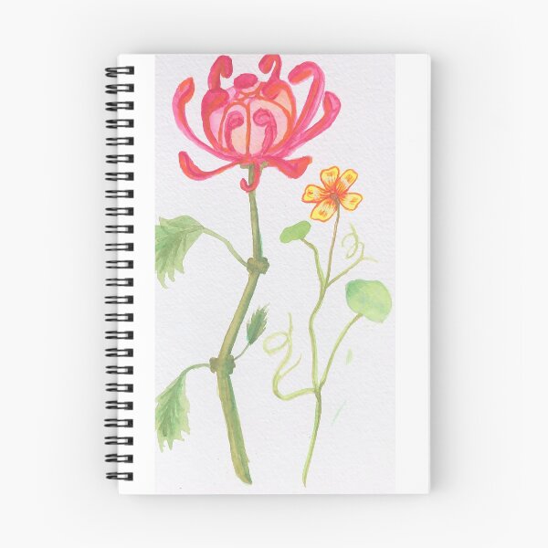 Item preview, Chrysanthemum and Nasturtium  designed and sold by sweet-hendrix.