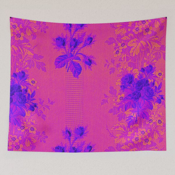 Item preview, Florescent Roses-Blue -Purple-Pink designed and sold by tomorrowsart.