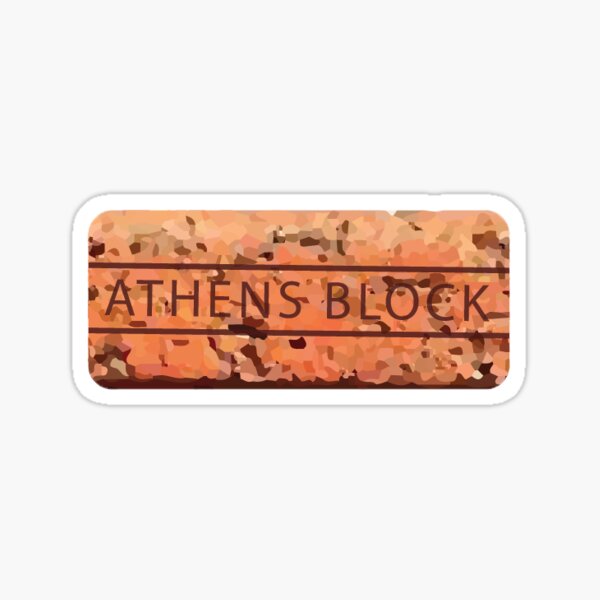 Item preview, Athens Block Brick designed and sold by themanderzshow.