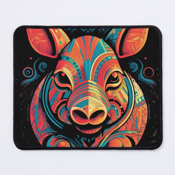Item preview, Capture Prosperity and Style with Our Vibrant Zodiac Pig designed and sold by TerrehsDesign.