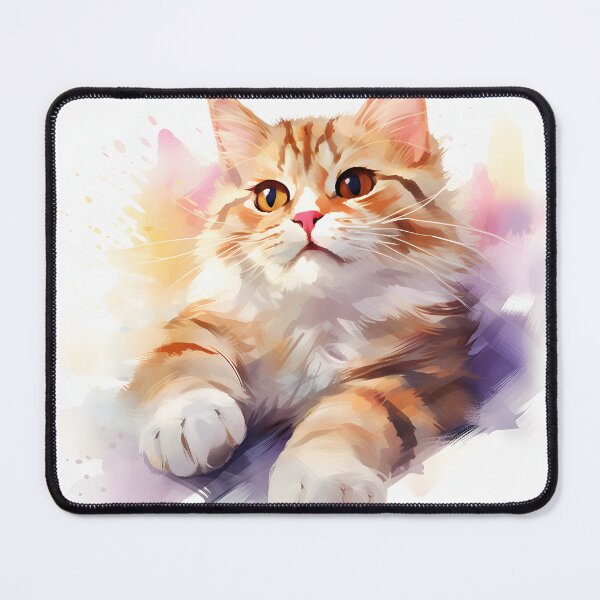 Item preview, Watercolour Kitty Cat designed and sold by AI-Ascendance.