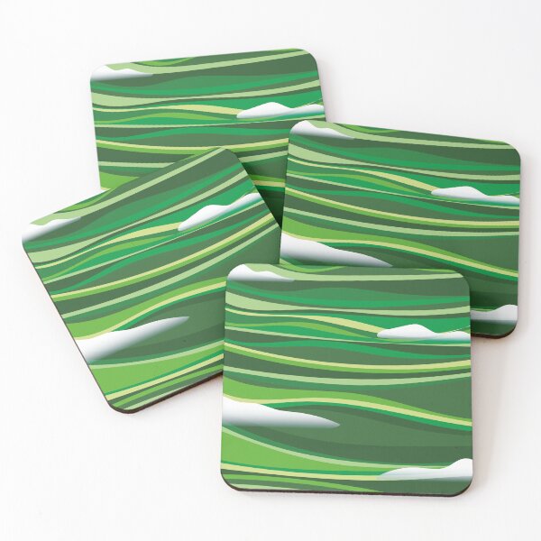 Item preview, Hilly Landscape Triptych - 1/3 designed and sold by drawingKatarina.