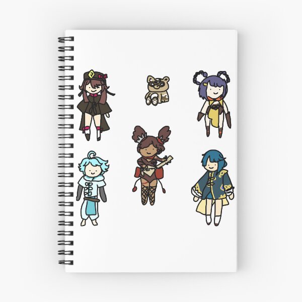 Item preview, Badly Drawn Liyue 1 Sticker Pack designed and sold by casserolestan.