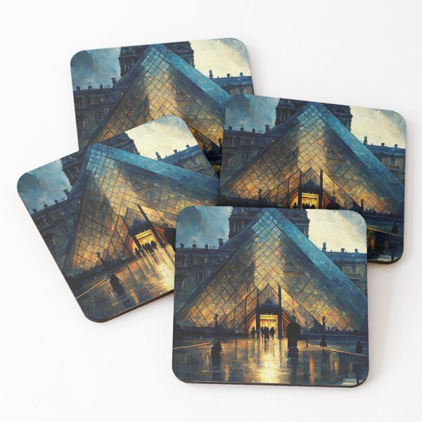 Item preview, LOUVRE AT NIGHTFALL designed and sold by ArtbyRolleen.