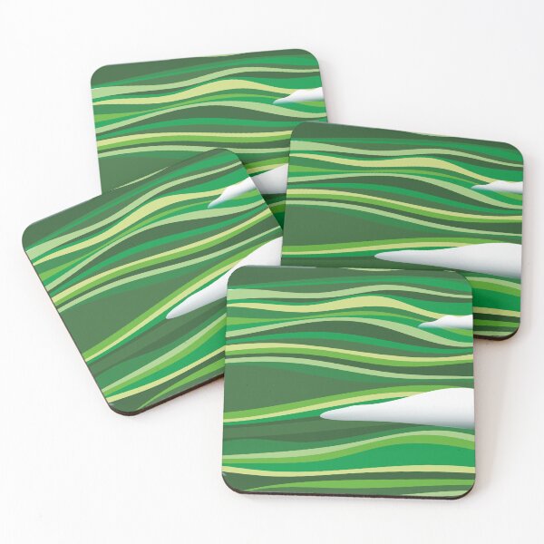 Item preview, Hilly Landscape Triptych - 2/3 designed and sold by drawingKatarina.