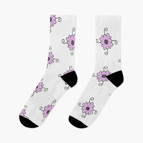 Item preview, Symmetrical Purple Flower (Digital Art By Ella) designed and sold by MyKinsDoodles.