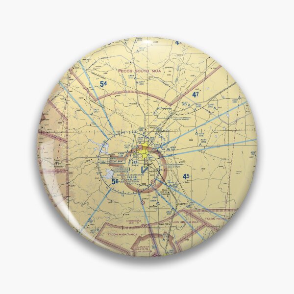 Item preview,  Roswell NM KROW Albuquerque Sectional Chart | Pilot's Flying Chart designed and sold by RealPilotDesign.